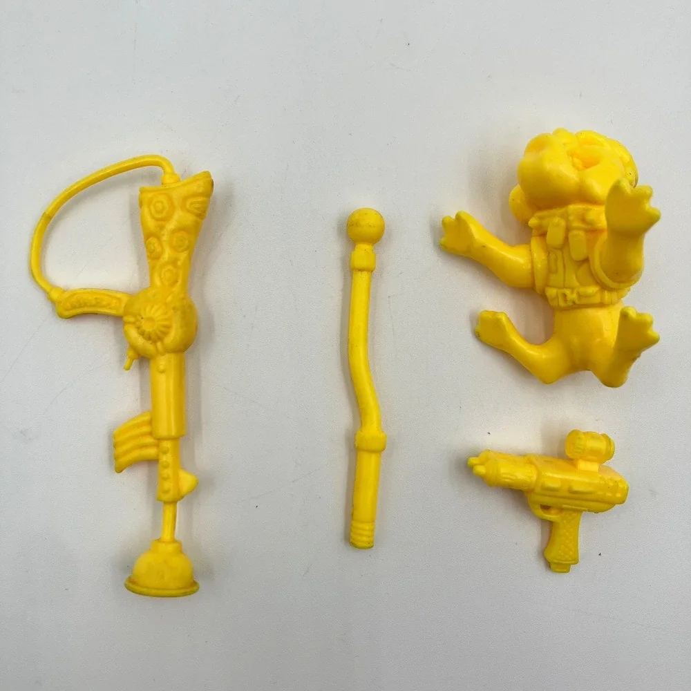 Vintage 1991 TMNT Raph the Green Beret Military Mutants Complete Accessories